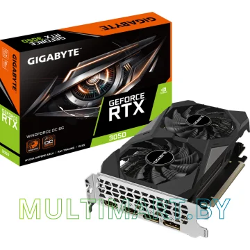 Видеокарта Gigabyte GeForce RTX 3050 Windforce OC 6G (GV-N3050WF2OC-6GD) картинка 7